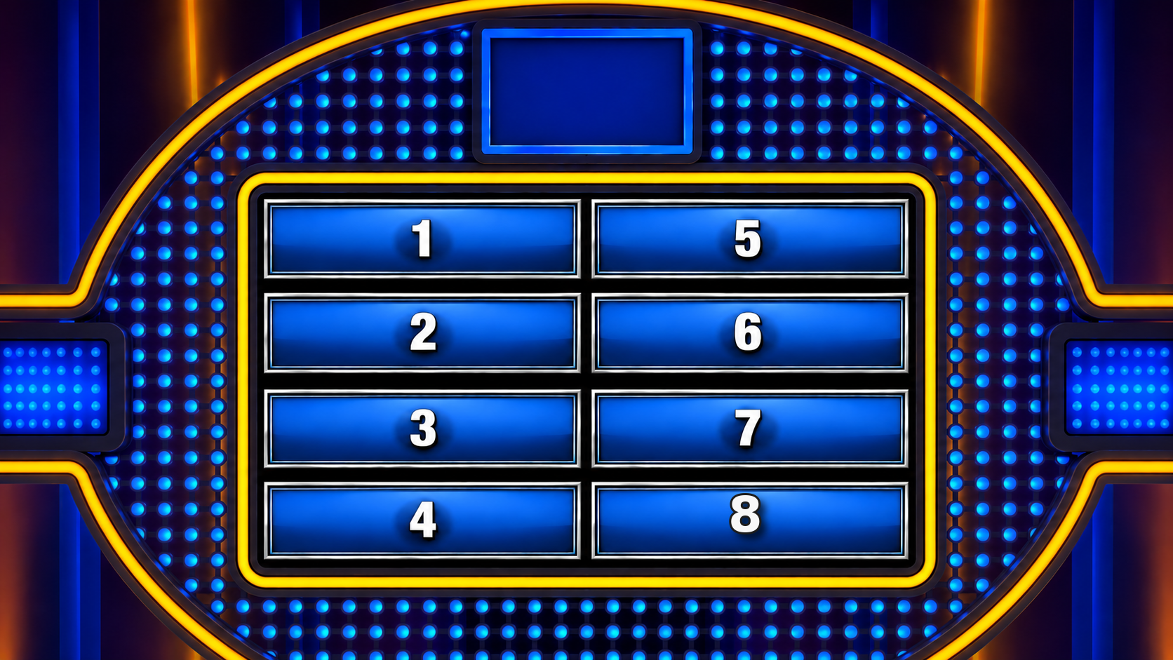 Family Feud scoreboard